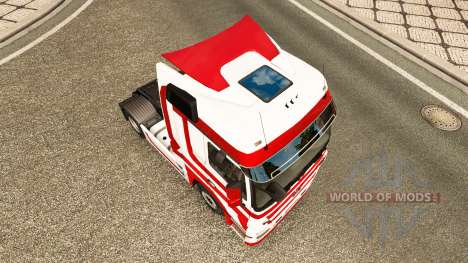 La peau Métallique pour tracteur Mercedes-Benz pour Euro Truck Simulator 2