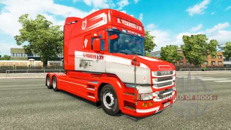 Haut S. Verbeek & ZN. für truck Scania T für Euro Truck Simulator 2