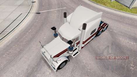 Die White Knight skin für den truck-Peterbilt 38 für American Truck Simulator