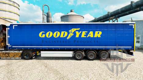 La peau Bonne Année pour les remorques pour Euro Truck Simulator 2