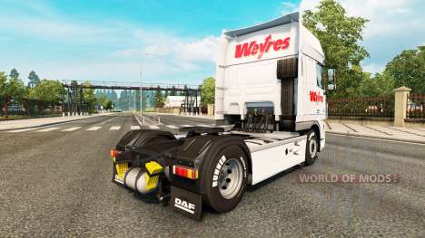 Weyres de la peau pour DAF camion pour Euro Truck Simulator 2