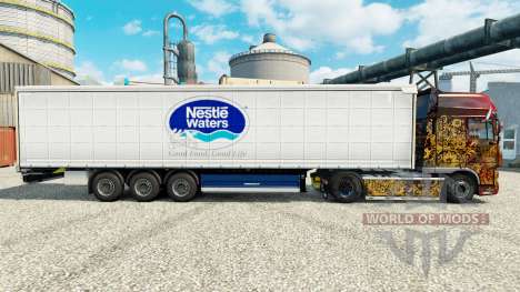 Nestle Waters Haut für Anhänger für Euro Truck Simulator 2
