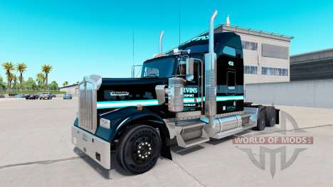 La peau Ervins de Transport sur camion Kenworth  pour American Truck Simulator