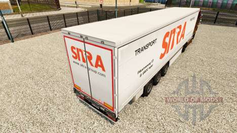 Sitra Haut für Vorhangfassaden semi-trailer für Euro Truck Simulator 2
