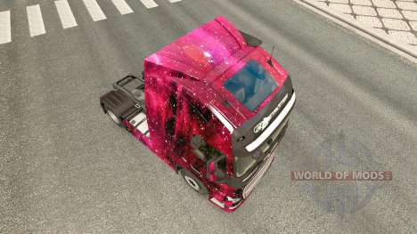 Weltall-skin für den Volvo truck für Euro Truck Simulator 2