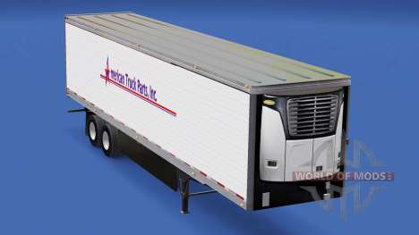 Haut Amerikanischen Truck Parts Inc. auf dem Anh für American Truck Simulator