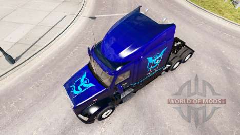 Mystique de la peau pour le camion Peterbilt 579 pour American Truck Simulator