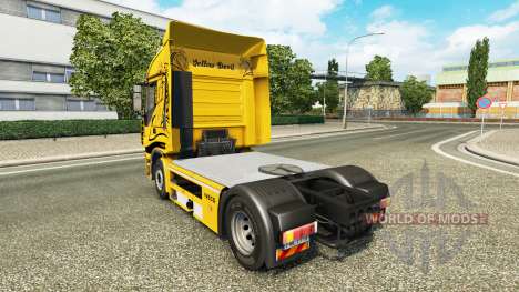 Haut Gelbe Teufel an die LKW-Iveco für Euro Truck Simulator 2