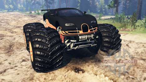 Bugatti Veyron SS [monster truck] pour Spin Tires
