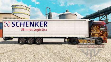 Haut Schenker Stinnes Logistics für Anhänger für Euro Truck Simulator 2