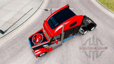 Скин l'Enfer Boisson Énergétique на Freightliner pour American Truck Simulator