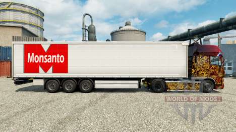 La peau Monsanto Roundup pour les remorques pour Euro Truck Simulator 2