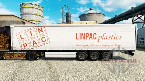 La peau de Linpac Plastics pour les remorques pour Euro Truck Simulator 2