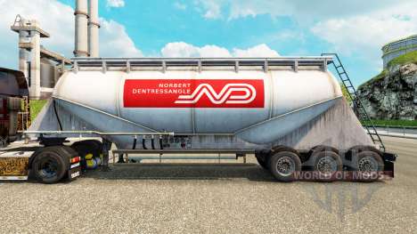 La peau Norbert ciment semi-remorque pour Euro Truck Simulator 2