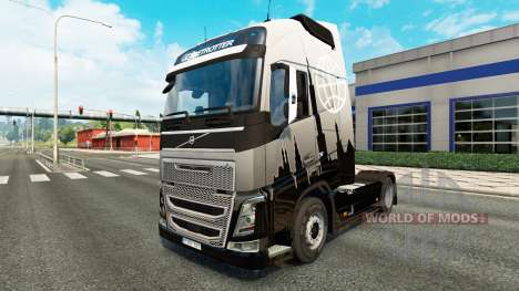 Euro Express de la peau pour Volvo camion pour Euro Truck Simulator 2