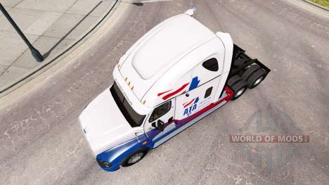 De la peau A. T. Un tracteur Freightliner Cascad pour American Truck Simulator