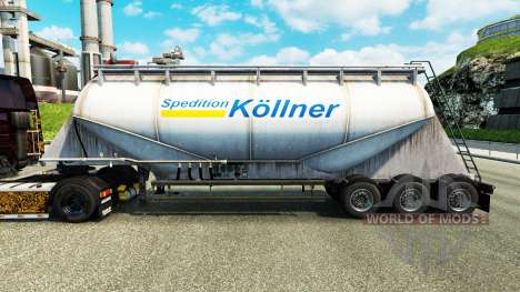 Haut Spedition Kollner Zement semi-trailer für Euro Truck Simulator 2