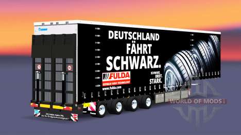 Krone Vorhang semi-trailer-Fulda für Euro Truck Simulator 2