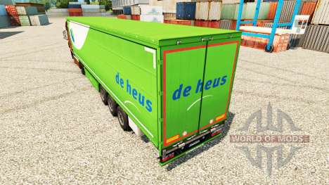 La peau De Heus pour les remorques pour Euro Truck Simulator 2