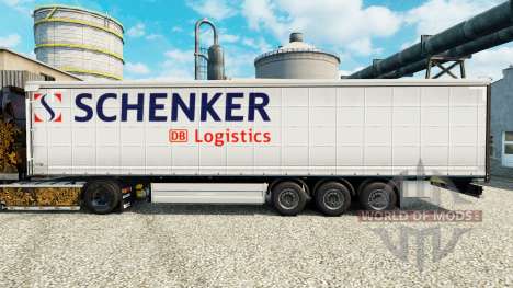 Haut Schenker Logistics und Trailern für Euro Truck Simulator 2