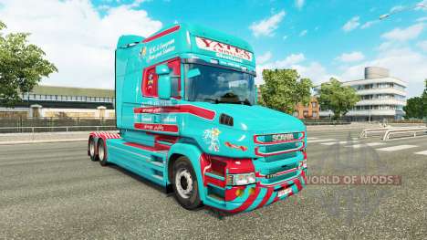 La peau Yates & Fils pour camion Scania T pour Euro Truck Simulator 2