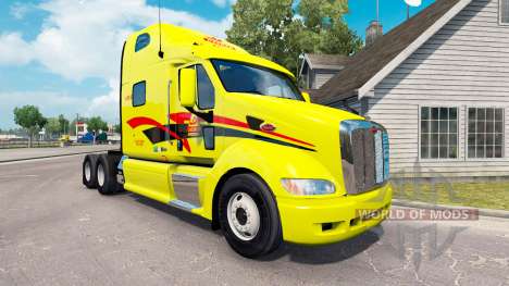 La peau Decker sur les camions Peterbilt 387 pour American Truck Simulator