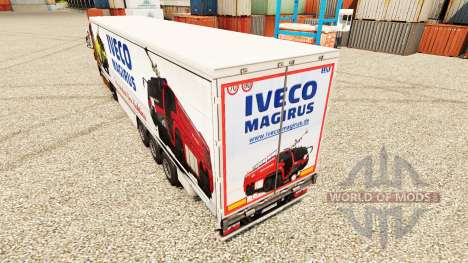 Haut Iveco Magirus für Anhänger für Euro Truck Simulator 2