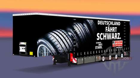 Krone rideau semi-remorque Fulda pour Euro Truck Simulator 2