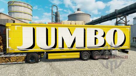 La peau sur les remorques Jumbo pour Euro Truck Simulator 2