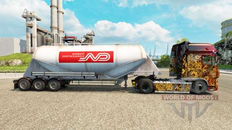 La peau Norbert ciment semi-remorque pour Euro Truck Simulator 2