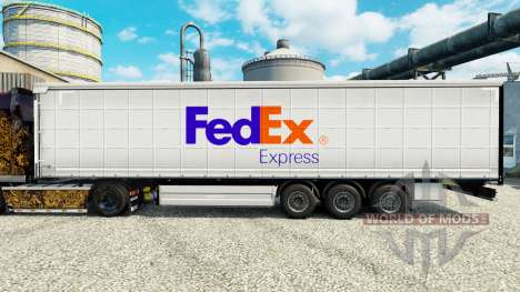 FedEx peau pour les remorques pour Euro Truck Simulator 2