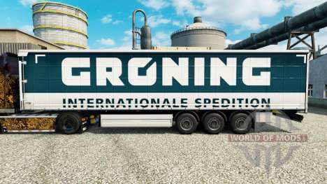 La peau Groening pour les remorques pour Euro Truck Simulator 2