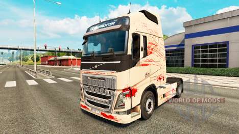 Sanglante de la peau pour Volvo camion pour Euro Truck Simulator 2