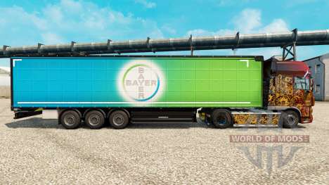 La peau de Bayer pour les semi-remorques pour Euro Truck Simulator 2