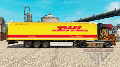 Haut DHL für v2 semi für Euro Truck Simulator 2