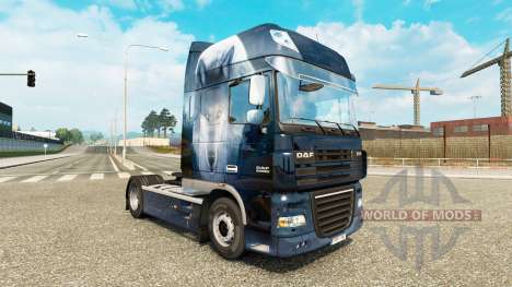 Peau de loup pour DAF camion pour Euro Truck Simulator 2