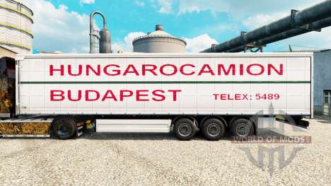 La peau Hungarocamion de Budapest sur semi pour Euro Truck Simulator 2