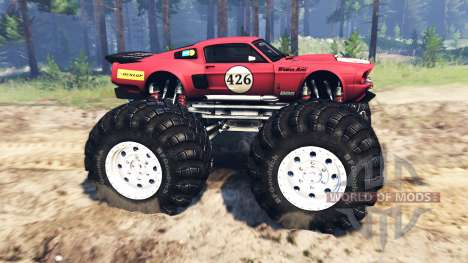 Ford Mustang Shelby GT500 [monster truck] pour Spin Tires