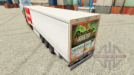 La peau Monsanto Roundup pour les remorques pour Euro Truck Simulator 2