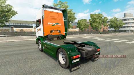 Haut Panexpress auf Zugmaschine Scania für Euro Truck Simulator 2