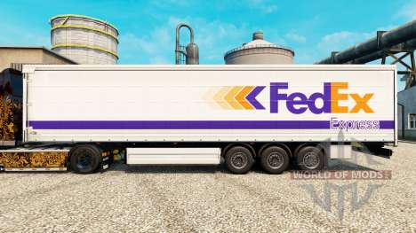 FedEx Haut für Anhänger für Euro Truck Simulator 2