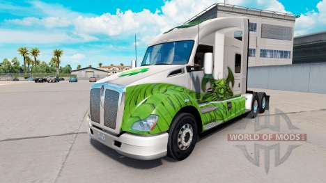 Peau de Dragon pour camion Kenworth pour American Truck Simulator