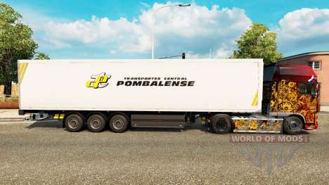 La peau Pombalense pour les remorques pour Euro Truck Simulator 2