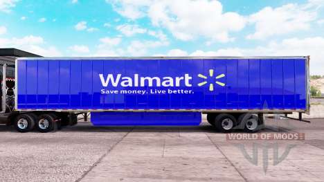 Haut Walmart extended trailer für American Truck Simulator