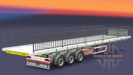 Semi-sol avec le poids de l'élément du pont pour Euro Truck Simulator 2