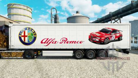 Haut-Alfa Romeo Sport auf halb für Euro Truck Simulator 2