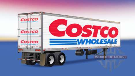 Haut Costco Wholesale, die auf dem Anhänger für American Truck Simulator