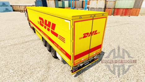 Haut DHL v4 für Anhänger für Euro Truck Simulator 2