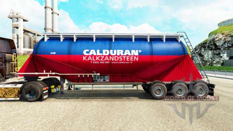 La peau Calduran ciment semi-remorque pour Euro Truck Simulator 2