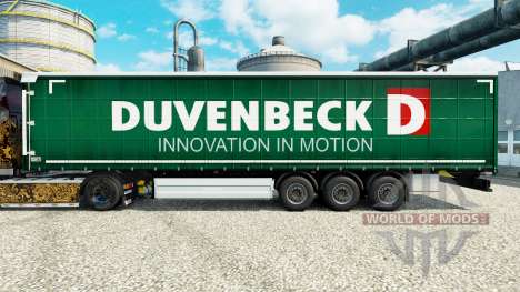 Duvenbeck de la peau pour les remorques pour Euro Truck Simulator 2
